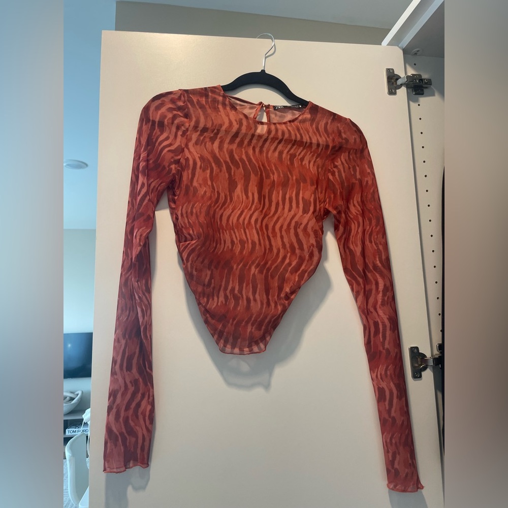 Zara mesh top
